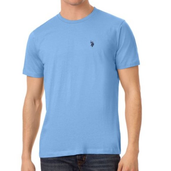 U.S. Polo Assn. Men's Crew Tee (Evian Blue) - Picture 1 of 3